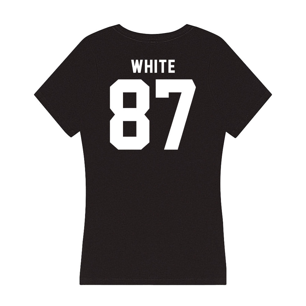 Georgia - NCAA Football : Jordan White - Women's V-Neck T-Shirt-1