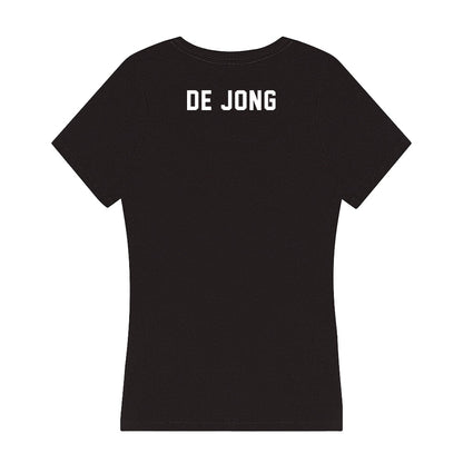 Georgia - NCAA Equestrian : Emma De Jong - Women's V-Neck T-Shirt-1