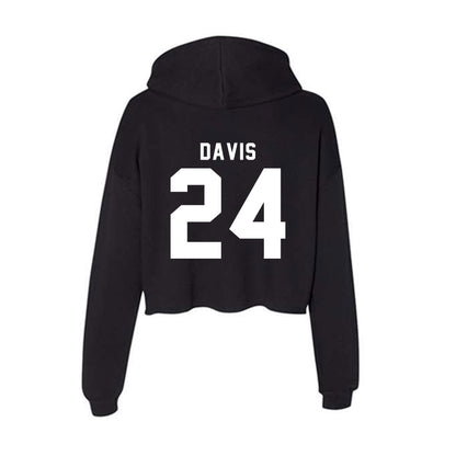 Georgia - NCAA Women's Basketball : Indya Davis - Women's Crop Fleece Hoodie-1