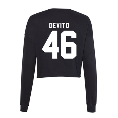 Georgia - NCAA Baseball : Zach DeVito - Women's Cropped Crew Fleece-1