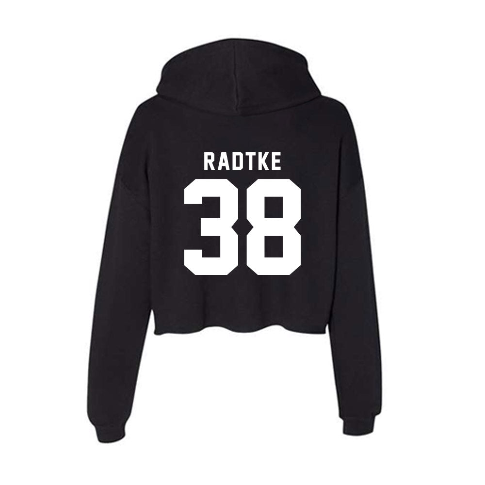 Georgia - NCAA Baseball : DJ Radtke - Women's Crop Fleece Hoodie-1