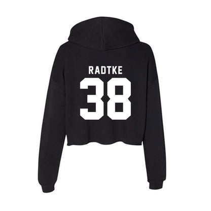 Georgia - NCAA Baseball : DJ Radtke - Women's Crop Fleece Hoodie-1