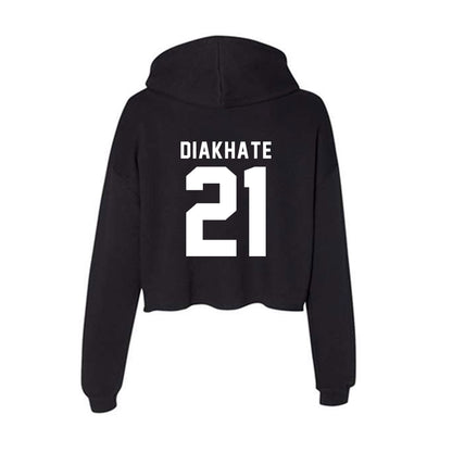 Georgia - NCAA Women's Basketball : Fatima Diakhate - Women's Crop Fleece Hoodie-1