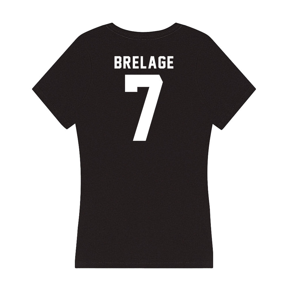 Georgia - NCAA Women's Soccer : Sophia Brelage - Women's V-Neck T-Shirt-1