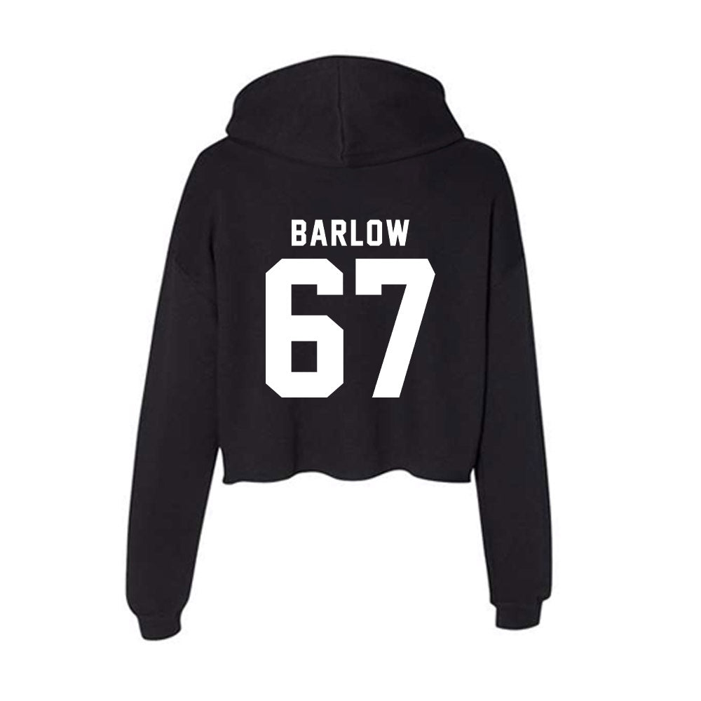 Georgia - NCAA Football : Clinton Barlow - Women's Crop Fleece Hoodie-1