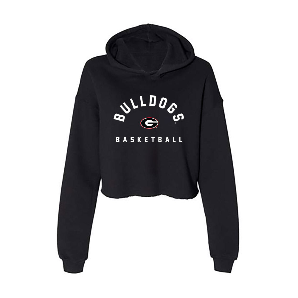 Georgia - NCAA Women's Basketball : Javyn Nicholson - Women's Crop Fleece Hoodie-0