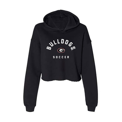 Georgia - NCAA Women's Soccer : Hannah White - Women's Crop Fleece Hoodie-0