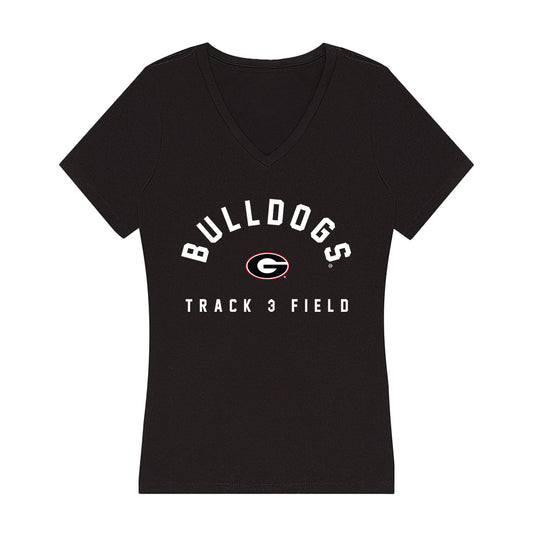 Georgia - NCAA Men's Track & Field : Jayden Dailey - Women's V-Neck T-Shirt-0