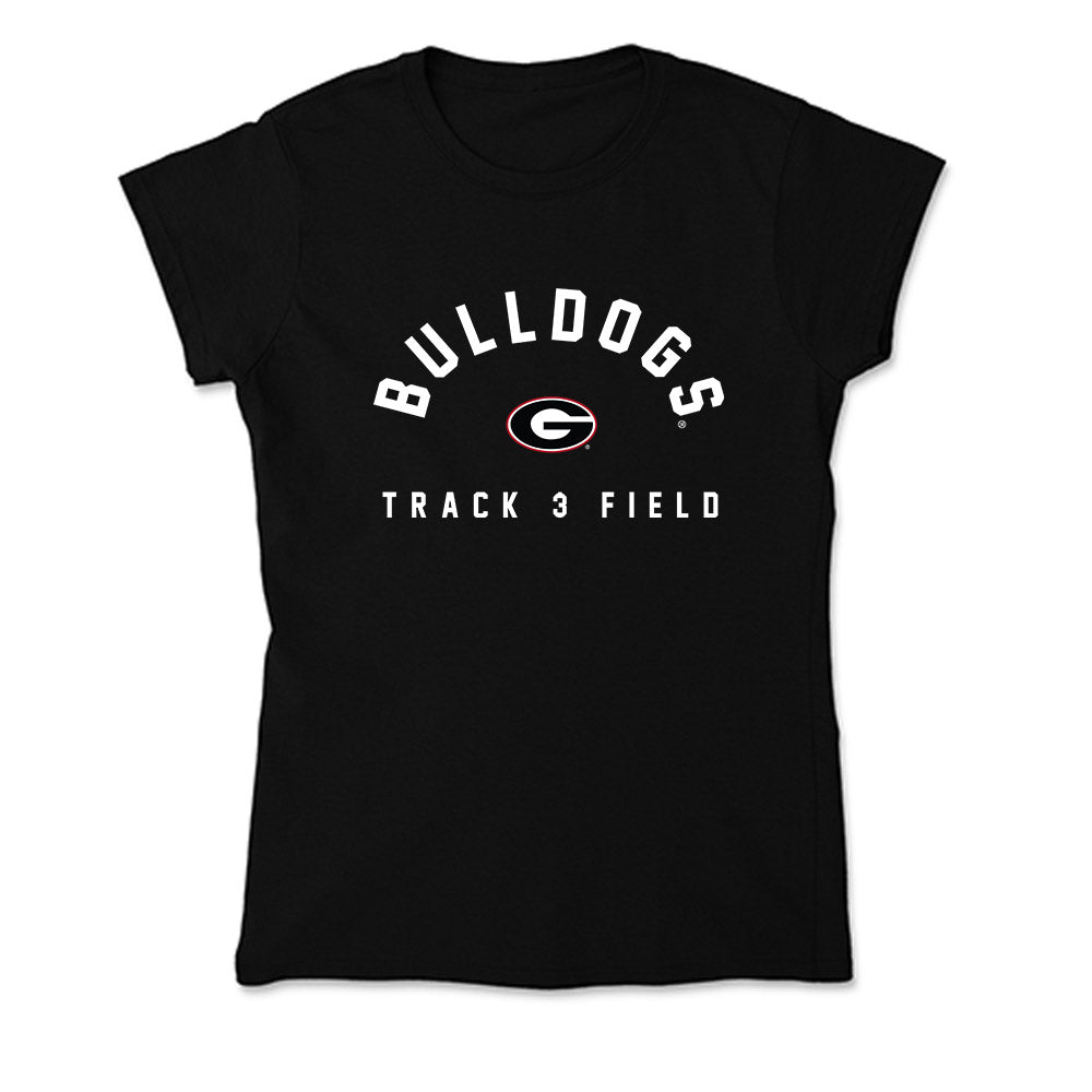 Georgia - NCAA Men's Track & Field : Zavien Wolfe - Soft Style Women’s T-Shirt-0