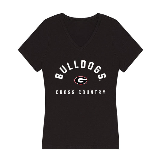 Georgia - NCAA Women's Cross Country : Isabel Yonas - Women's V-Neck T-Shirt-0