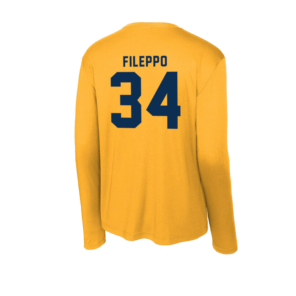 West Virginia - NCAA Football : Chris Fileppo - Activewear Long Sleeve T-Shirt-1