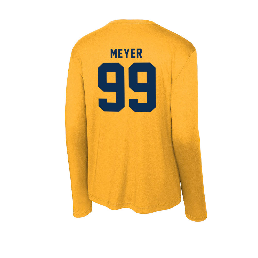 West Virginia - NCAA Baseball : Chase Meyer - Activewear Long Sleeve T-Shirt-1