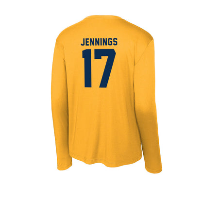 West Virginia - NCAA Football : Zae Jennings - Activewear Long Sleeve T-Shirt-1