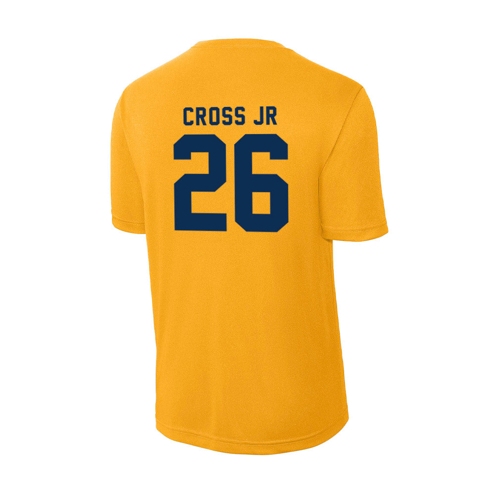 West Virginia - NCAA Football : Jason Cross Jr - Activewear T-Shirt-1