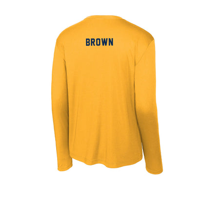 West Virginia - NCAA Women's Gymnastics : Julia Brown - Activewear Long Sleeve T-Shirt-1