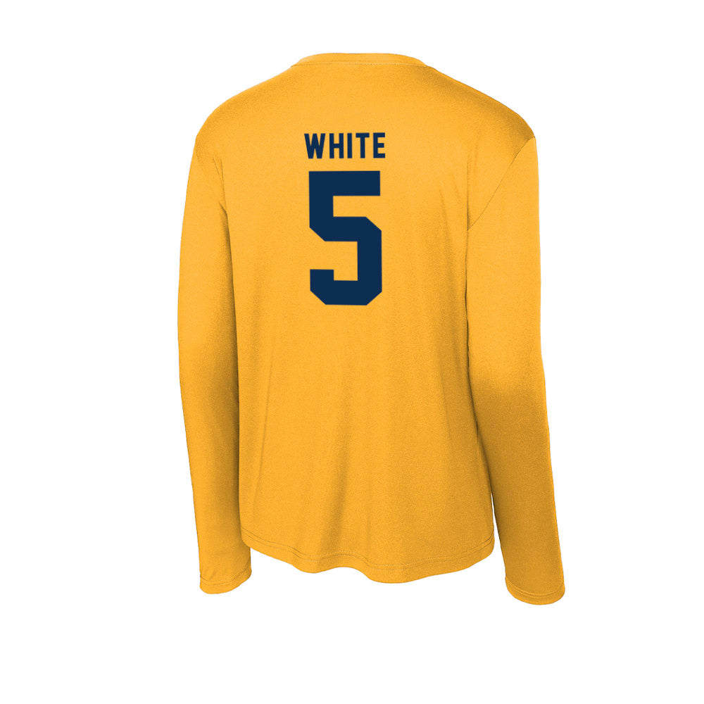 West Virginia - NCAA Women's Soccer : Taylor White - Activewear Long Sleeve T-Shirt-1