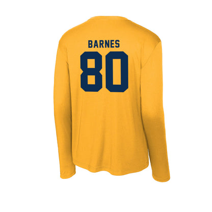 West Virginia - NCAA Football : Grayson Barnes - Activewear Long Sleeve T-Shirt-1