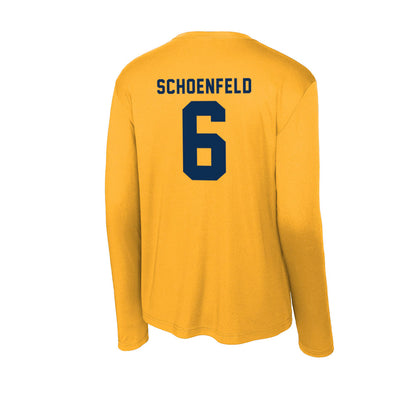 West Virginia - NCAA Baseball : Paul Schoenfeld - Activewear Long Sleeve T-Shirt-1