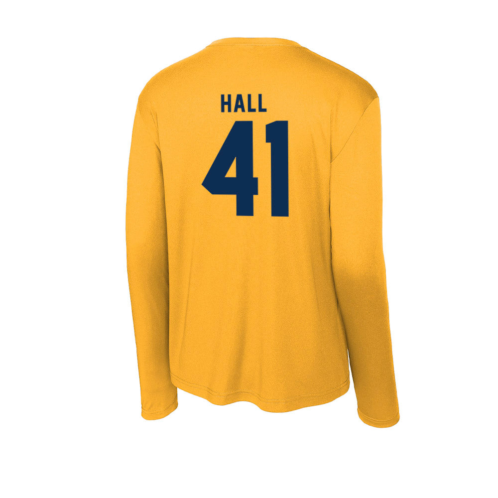 West Virginia - NCAA Baseball : Tyrus Hall - Activewear Long Sleeve T-Shirt-1