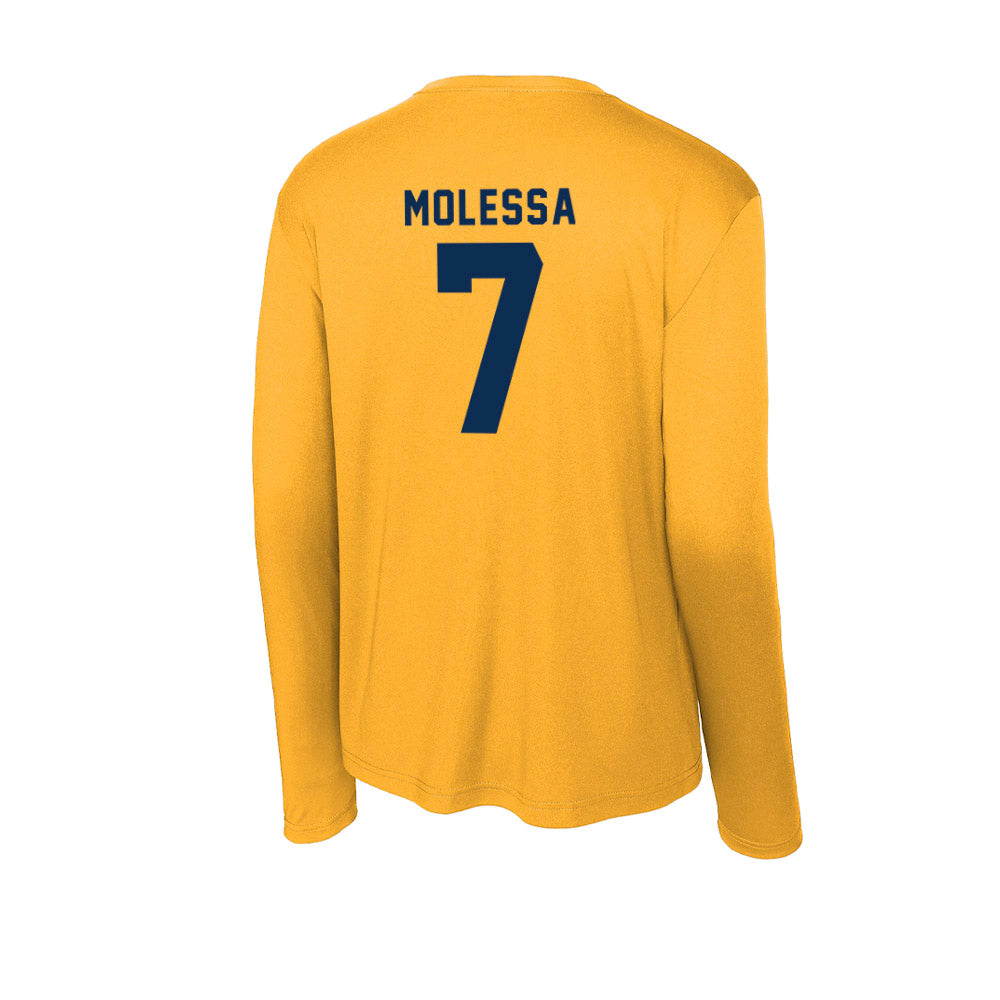 West Virginia - NCAA Baseball : Maxwell Molessa - Activewear Long Sleeve T-Shirt-1