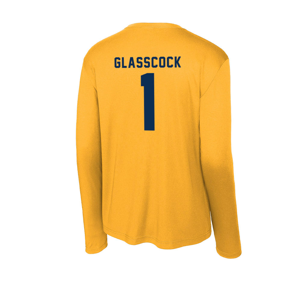 West Virginia - NCAA Baseball : JJ Glasscock - Activewear Long Sleeve T-Shirt-1