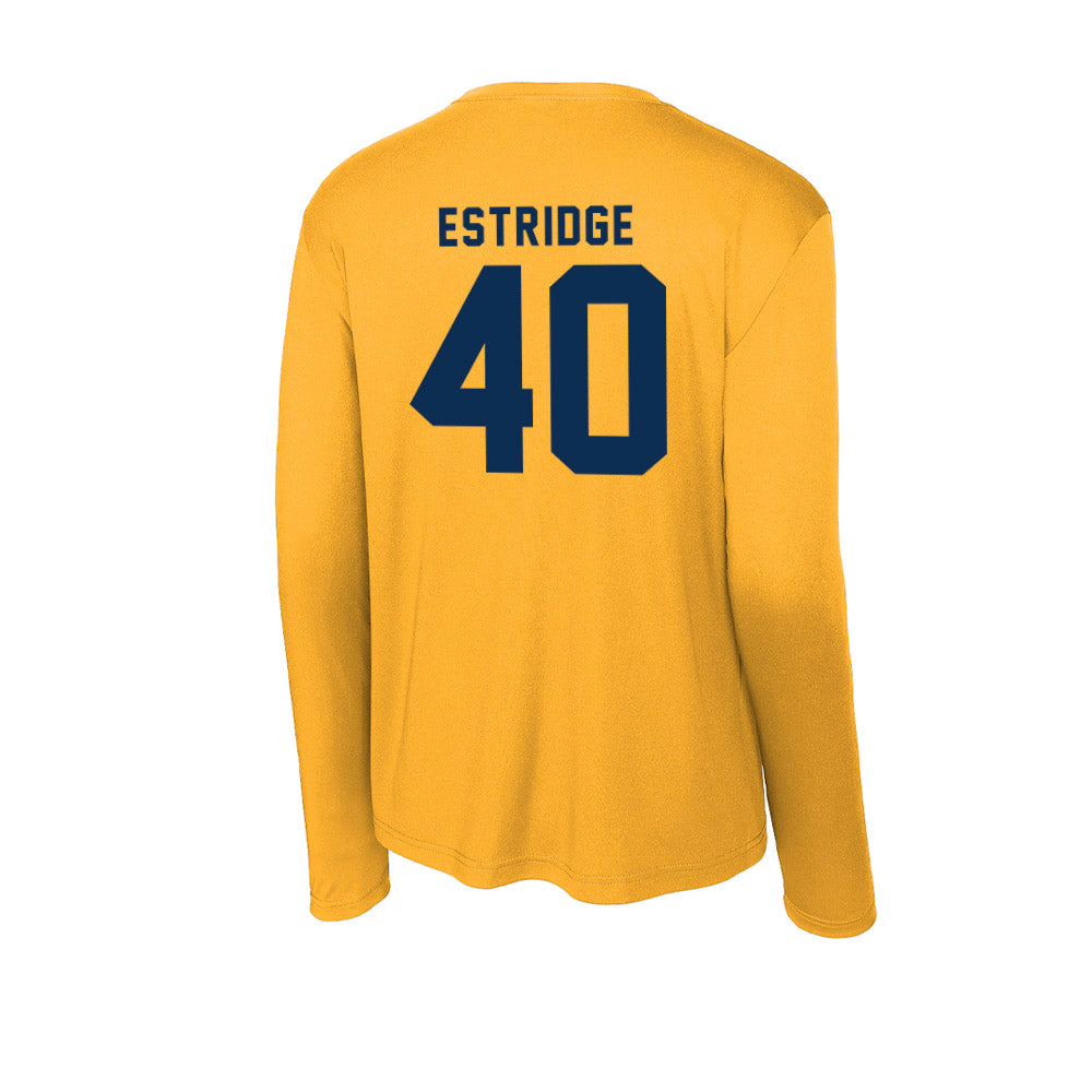 West Virginia - NCAA Baseball : Carson Estridge - Activewear Long Sleeve T-Shirt-1