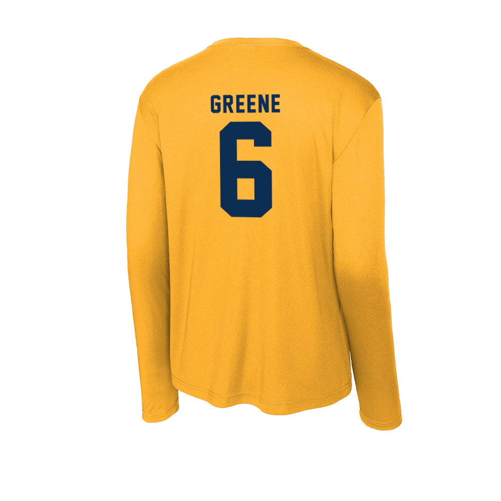 West Virginia - NCAA Football : Garrett Greene - Activewear Long Sleeve T-Shirt-1