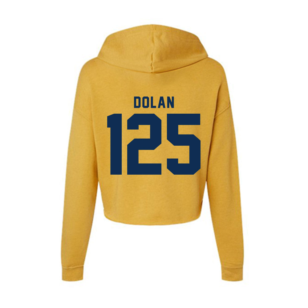 West Virginia - NCAA Wrestling : Matthew Dolan - Women's Crop Fleece Hoodie-1