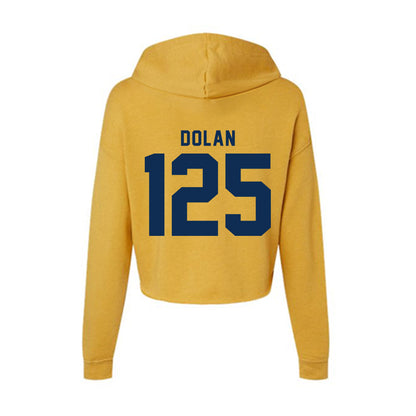 West Virginia - NCAA Wrestling : Matthew Dolan - Women's Crop Fleece Hoodie-1
