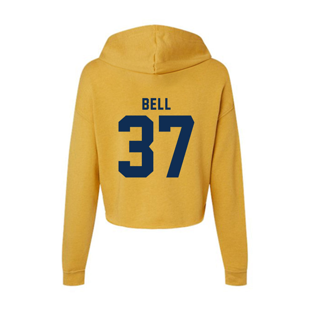 West Virginia - NCAA Football : Jayden Bell - Women's Crop Fleece Hoodie-1