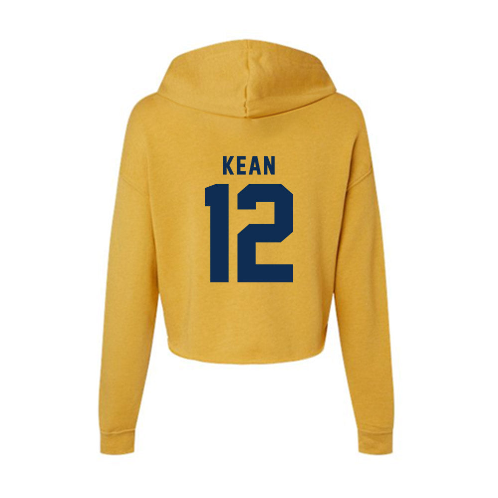 West Virginia - NCAA Football : Scott Kean - Women's Crop Fleece Hoodie-1
