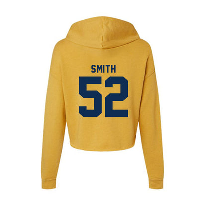 West Virginia - NCAA Baseball : Weston Smith - Women's Crop Fleece Hoodie-1