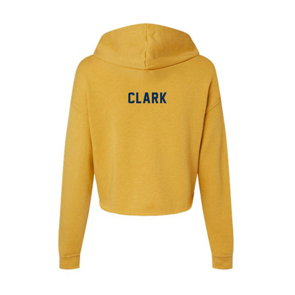 West Virginia - NCAA Women's Rowing : Ashlea Clark - Women's Crop Fleece Hoodie-1