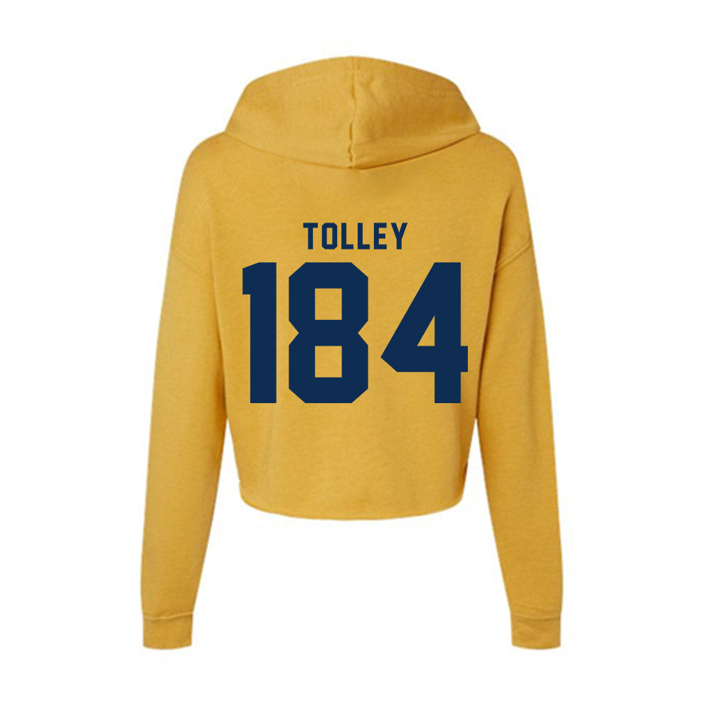West Virginia - NCAA Wrestling : Cole Tolley - Women's Crop Fleece Hoodie-1
