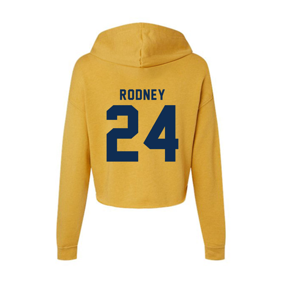 West Virginia - NCAA Football : Rodney Gallagher III Rodney - Women's Crop Fleece Hoodie-1