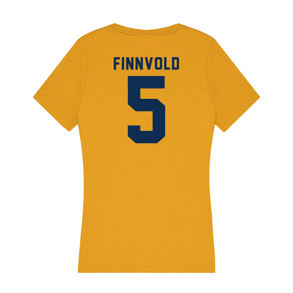 West Virginia - NCAA Women's Volleyball : Alexis Finnvold - Women's V-Neck T-Shirt-1