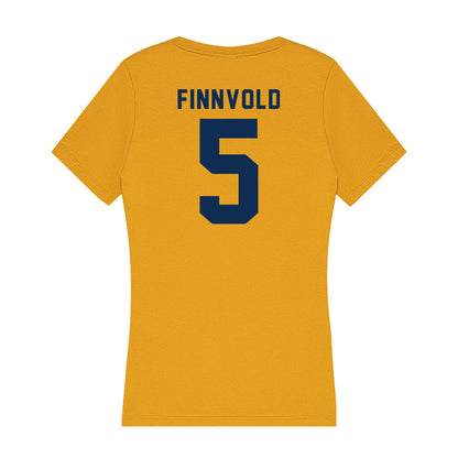 West Virginia - NCAA Women's Volleyball : Alexis Finnvold - Women's V-Neck T-Shirt-1