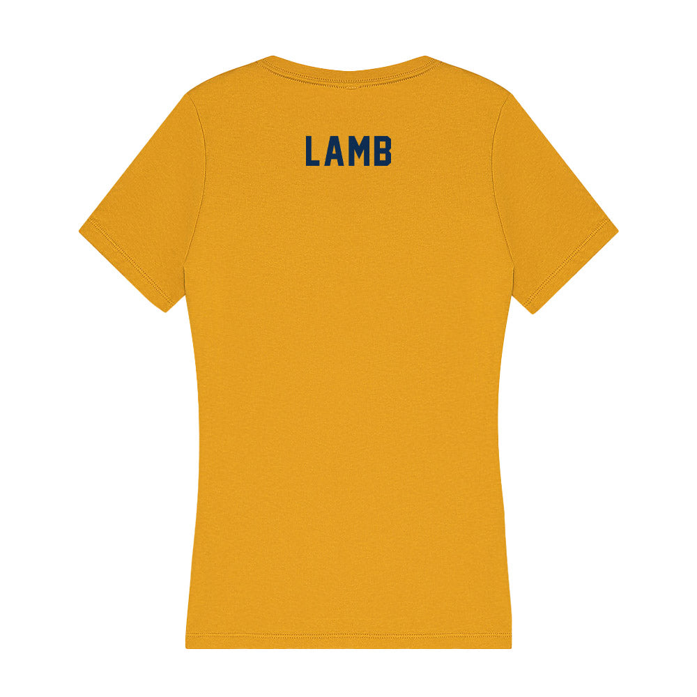 West Virginia - NCAA Women's Track & Field : Alexis Lamb - Women's V-Neck T-Shirt-1