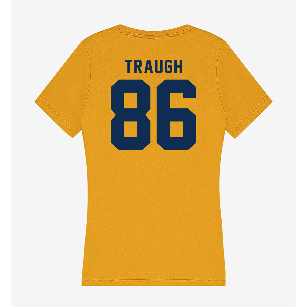 West Virginia - NCAA Football : Cyrus Traugh - Women's V-Neck T-Shirt-1