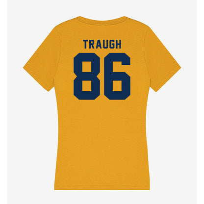 West Virginia - NCAA Football : Cyrus Traugh - Women's V-Neck T-Shirt-1