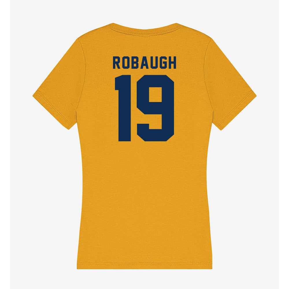 West Virginia - NCAA Baseball : Matthew Robaugh - Women's V-Neck T-Shirt-1