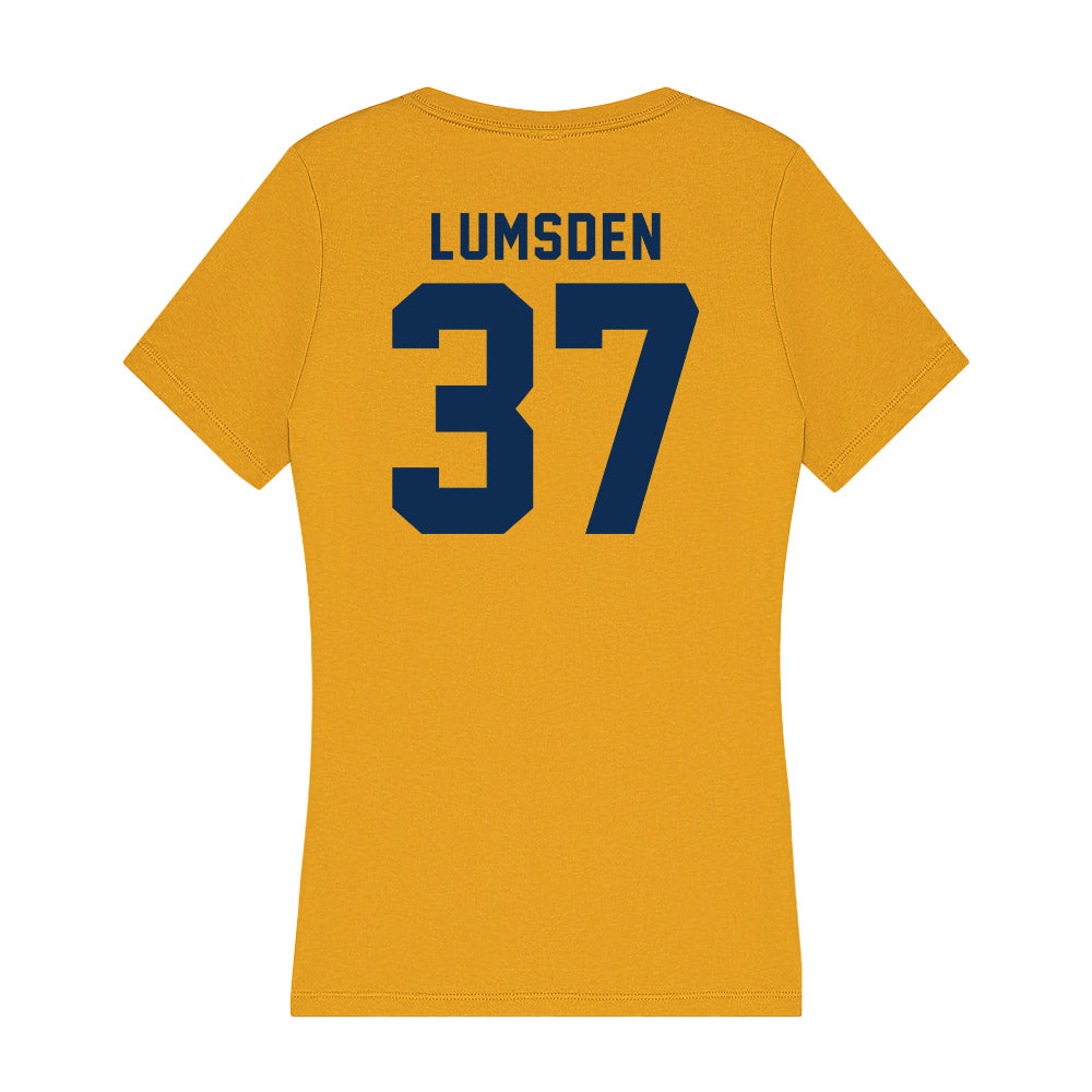 West Virginia - NCAA Baseball : Benjamin Lumsden - Women's V-Neck T-Shirt-1
