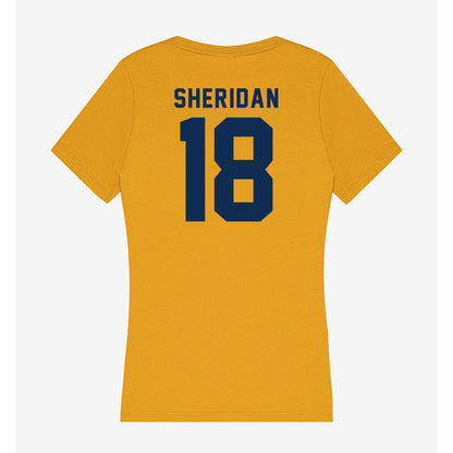 West Virginia - NCAA Women's Volleyball : Trinity Sheridan - Women's V-Neck T-Shirt-1