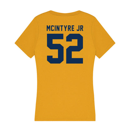 West Virginia - NCAA Football : Corey McIntyre Jr - Women's V-Neck T-Shirt-1
