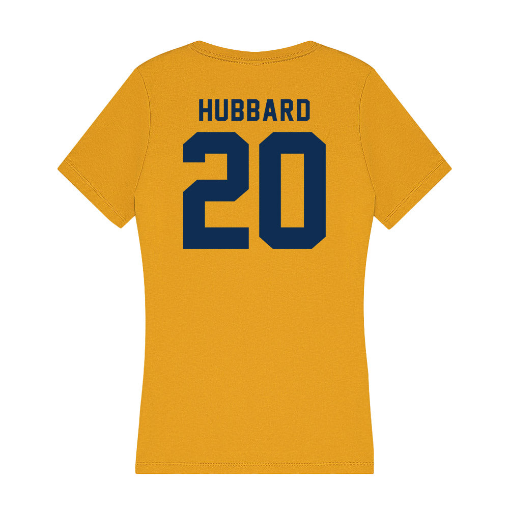 West Virginia - NCAA Football : Diore Hubbard - Women's V-Neck T-Shirt-1