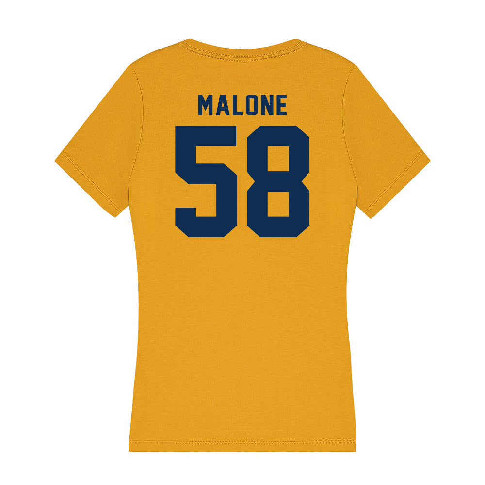 West Virginia - NCAA Football : Nick Malone - Women's V-Neck T-Shirt-1