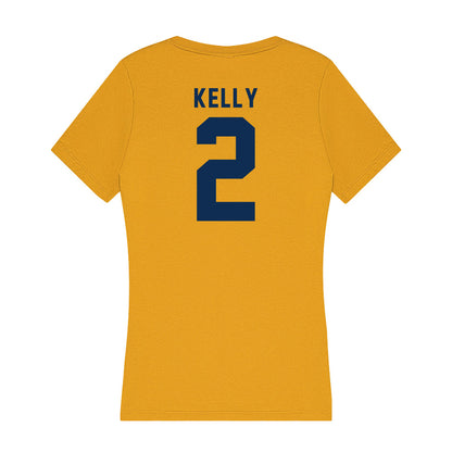West Virginia - NCAA Baseball : Gavin Kelly - Women's V-Neck T-Shirt-1