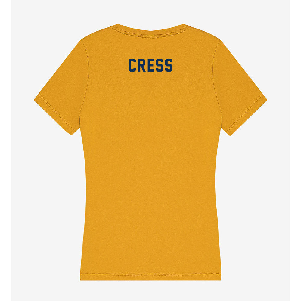 West Virginia - NCAA Women's Track & Field : Olivia Cress - Women's V-Neck T-Shirt-1
