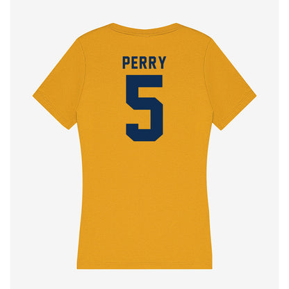 West Virginia - NCAA Football : Fred Perry - Women's V-Neck T-Shirt-1