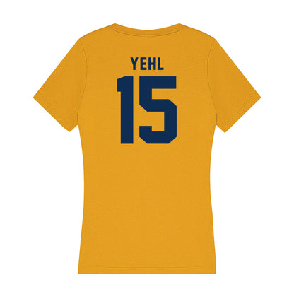 West Virginia - NCAA Baseball : Maxx Yehl - Women's V-Neck T-Shirt-1